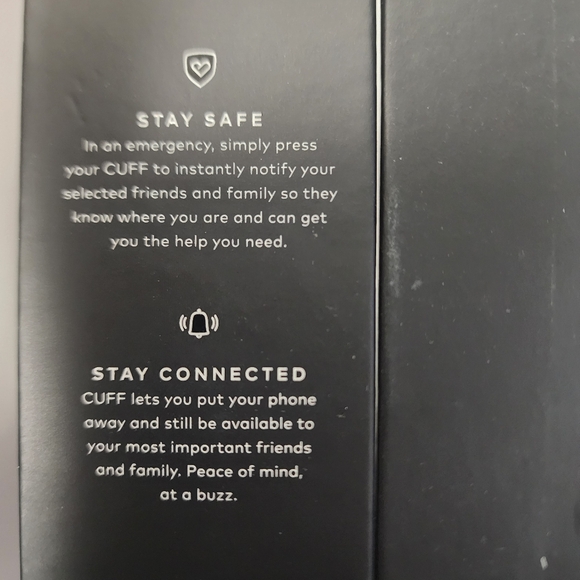 NWT IOB Carin Cuff Smart Leather Bracelet - Picture 9 of 13